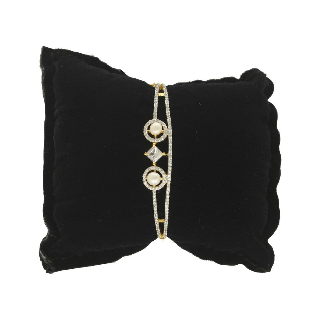 J Pearls Golden Tiara Pearl Bracelet - Distacart