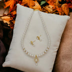 J Pearls Flora Pearl Pendant Set