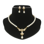 J Pearls Sanjitha Pearl Pendant Set