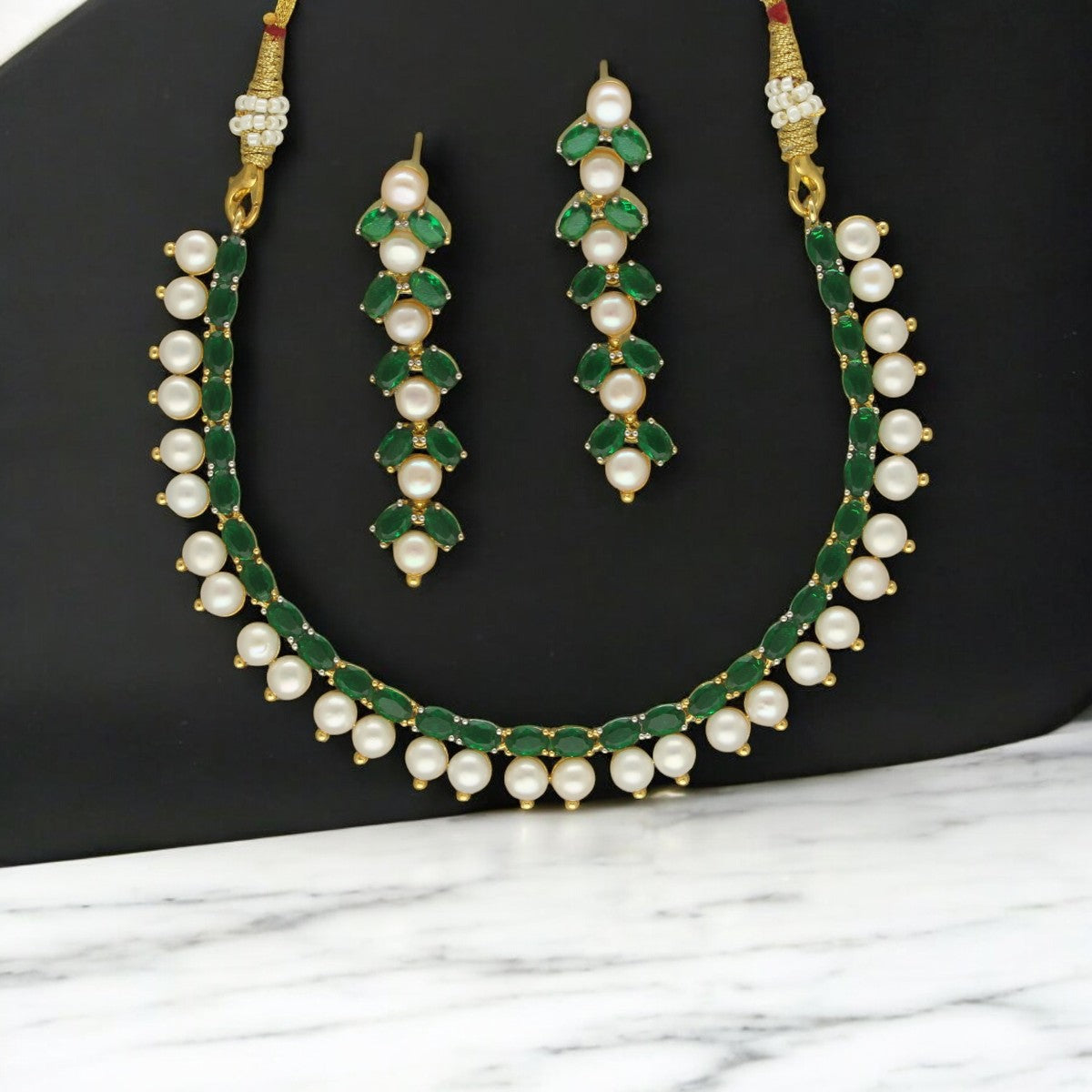 J Pearls Trellis Glory Pearl Set