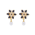 J Pearls Heema Drop Earrings - Real Pearl Jewelry - Distacart