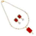 J Pearls Sara Pearl Pendant Set - Real Pearl Jewelry - Distacart