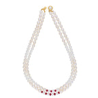 J Pearls 2 Line 5-6Mm Oval Pearl Set - Real Pearl Jewelry - Distacart