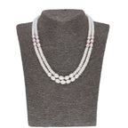 J Pearls 2 Line 5-6Mm Button Pearl Set - Real Pearl Jewelry - Distacart