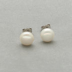 J Pearls Glam 925 Silver Stud Earrings - Distacart