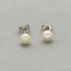 J Pearls Luxe 925 Silver Stud Earrings - Distacart