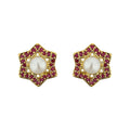 J Pearls Stary Pearl Earrings - Real Pearl Jewelry - Distacart