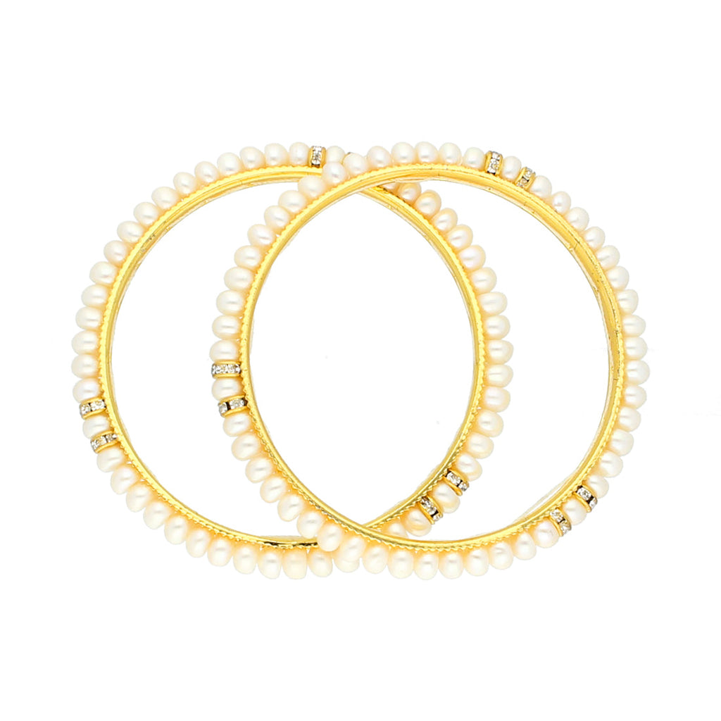 J Pearls Pearls Kangan - Real Pearl Jewelry - Distacart