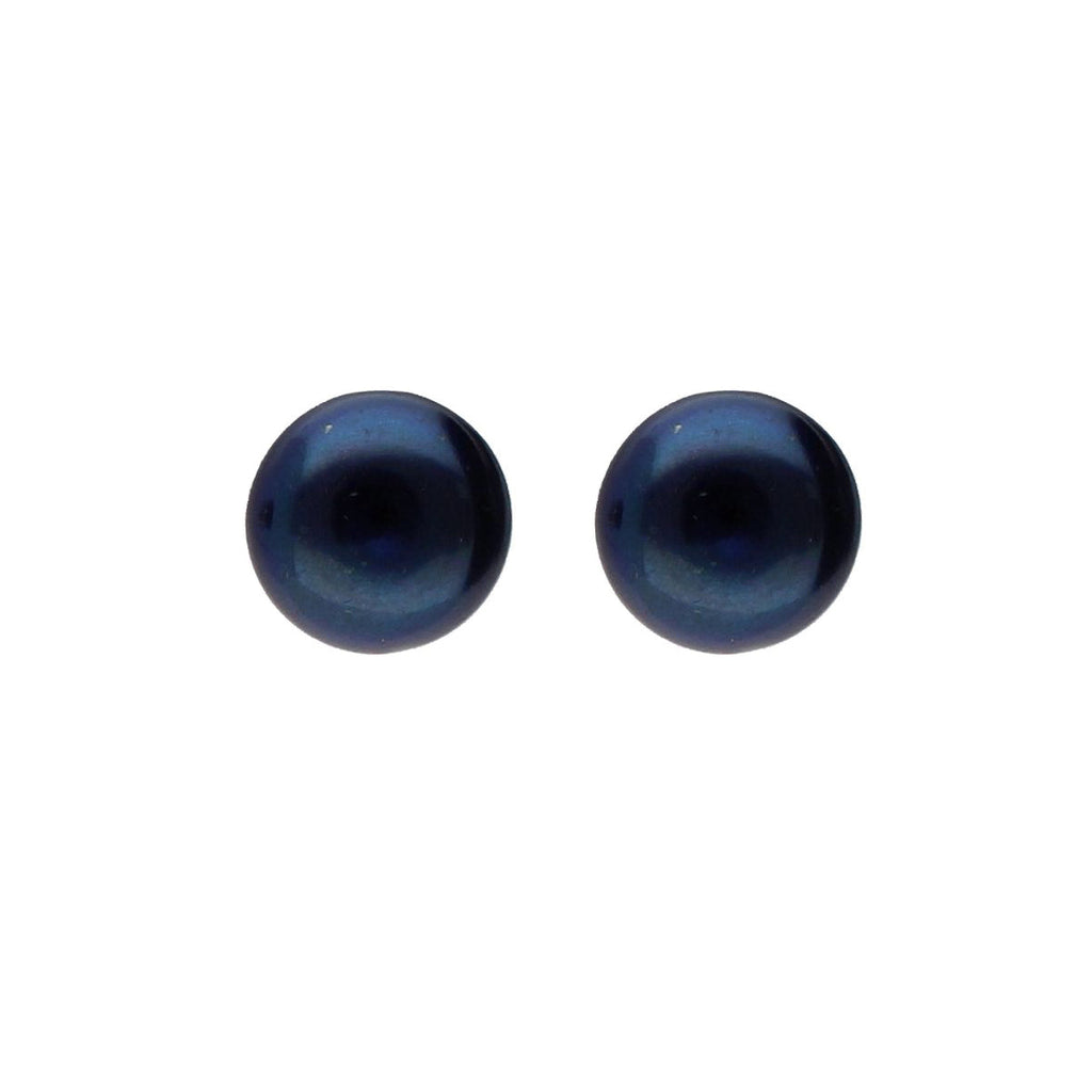 J Pearls 2 Line 5-6Mm Black Round Pearl Set - Real Pearl Jewelry - Distacart