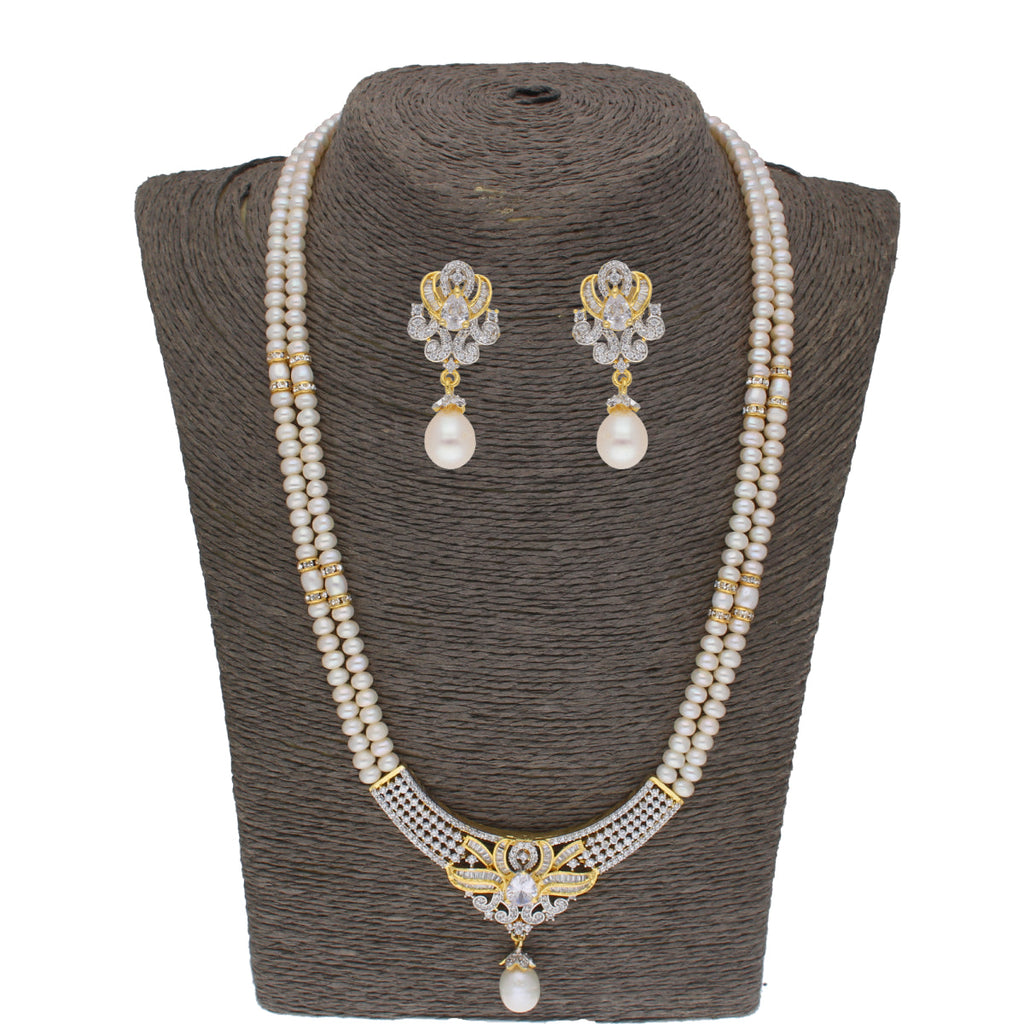 J Pearls Mesmerizing Pearl Necklace - Real Pearl Jewelry - Distacart