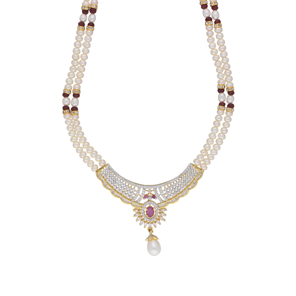 J Pearls Spectacular Pearl Necklace - Real Pearl Jewelry - Distacart
