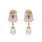 J Pearls Spectacular Pearl Necklace - Real Pearl Jewelry - Distacart
