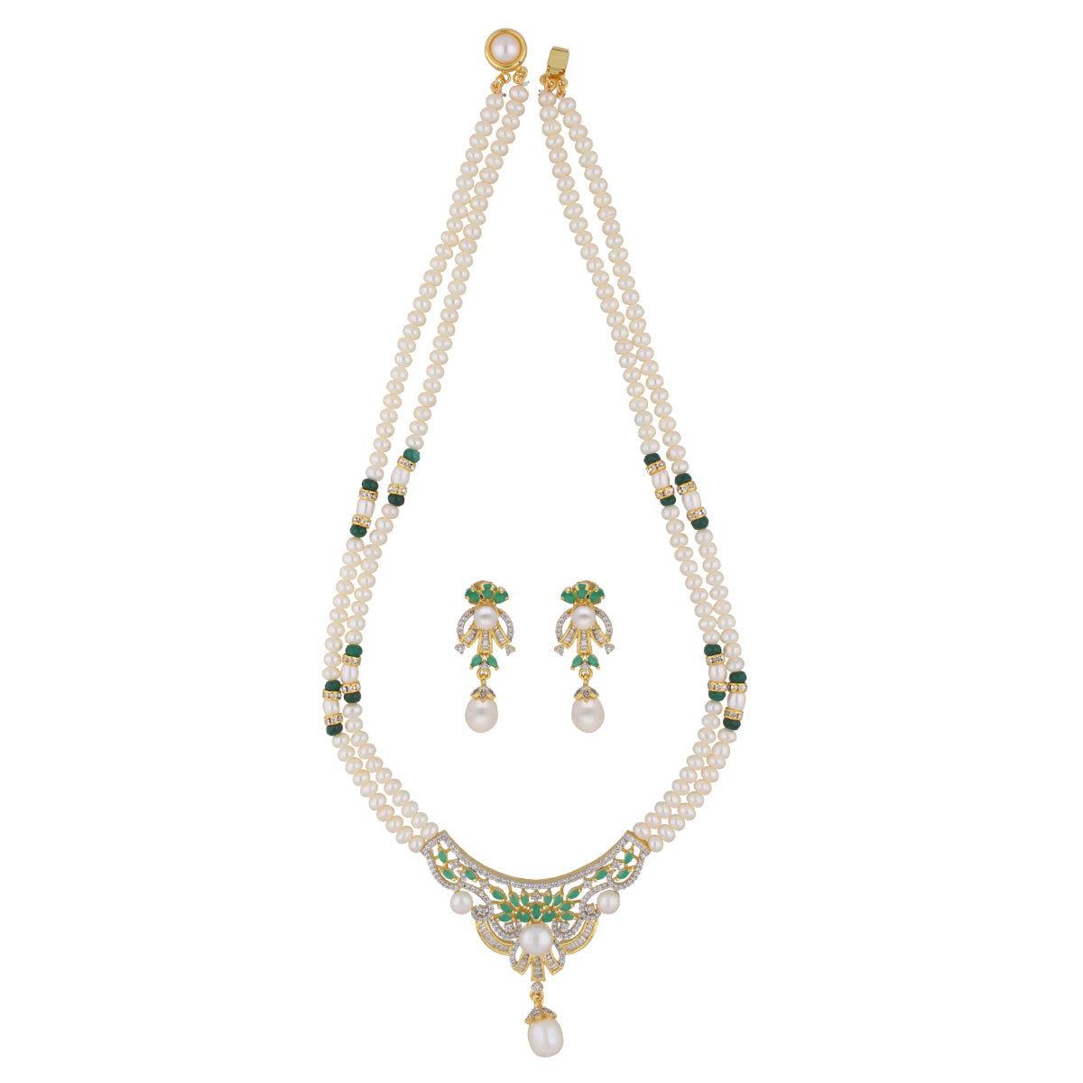 J Pearls Majestic Pearl Necklace - Real Pearl Jewelry - Distacart
