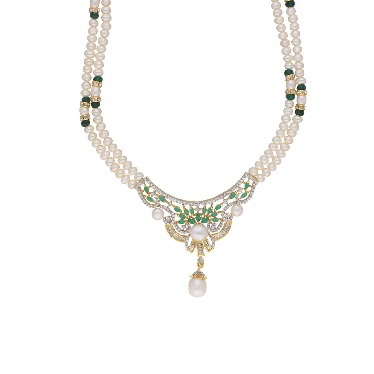 J Pearls Majestic Pearl Necklace - Real Pearl Jewelry - Distacart