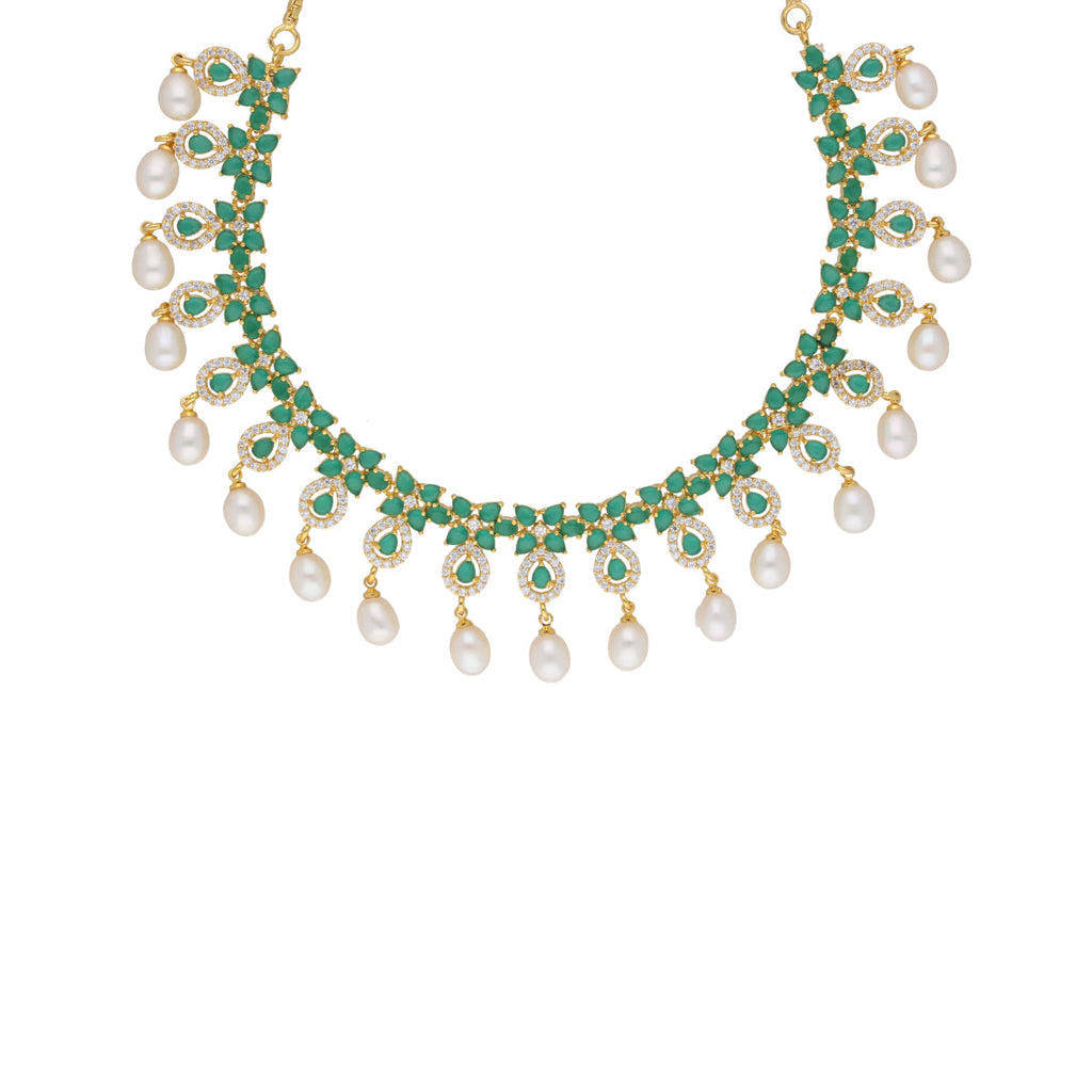 J Pearls Splendid Pearl Necklace - Real Pearl Jewelry - Distacart