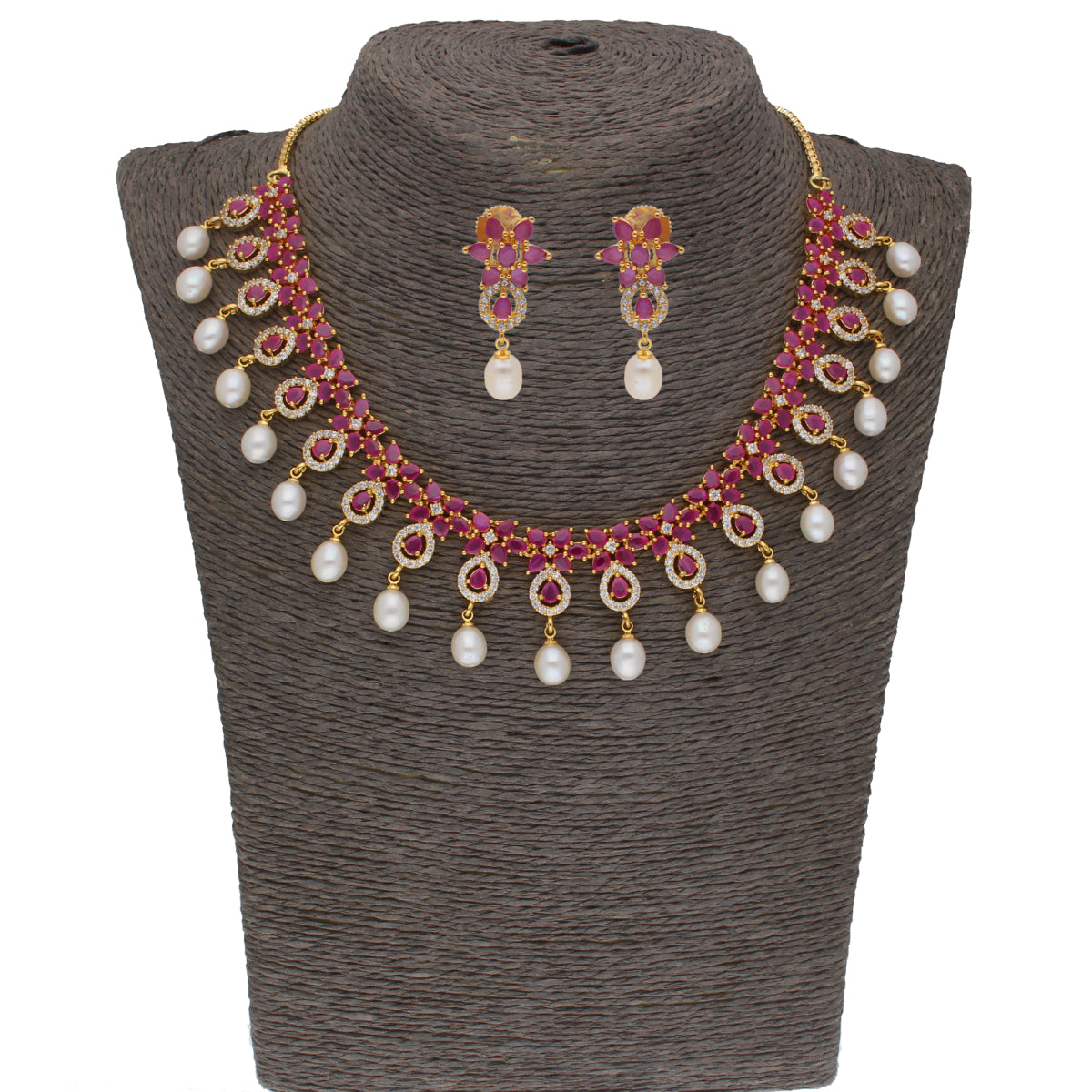 J Pearls Alluring Pearl Necklace - Real Pearl Jewelry - Distacart