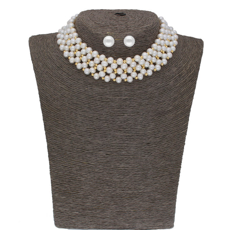J Pearls Daisy Pearl Choker - Real Pearl Jewelry