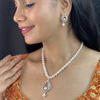 J Pearls Winsome Pearl Necklace Set