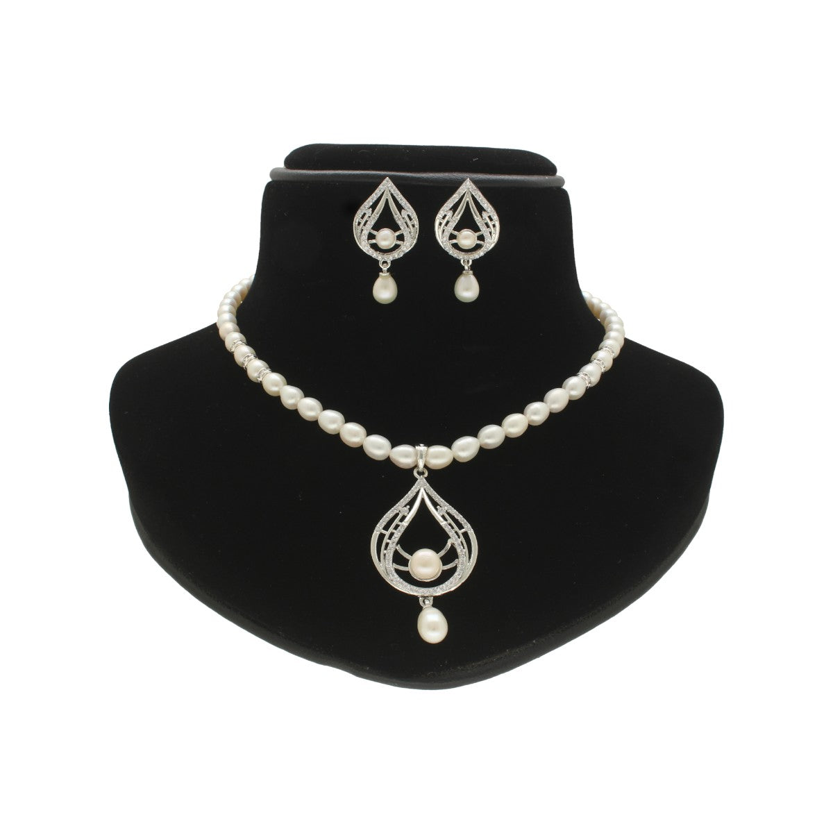 J Pearls Winsome Pearl Necklace Set