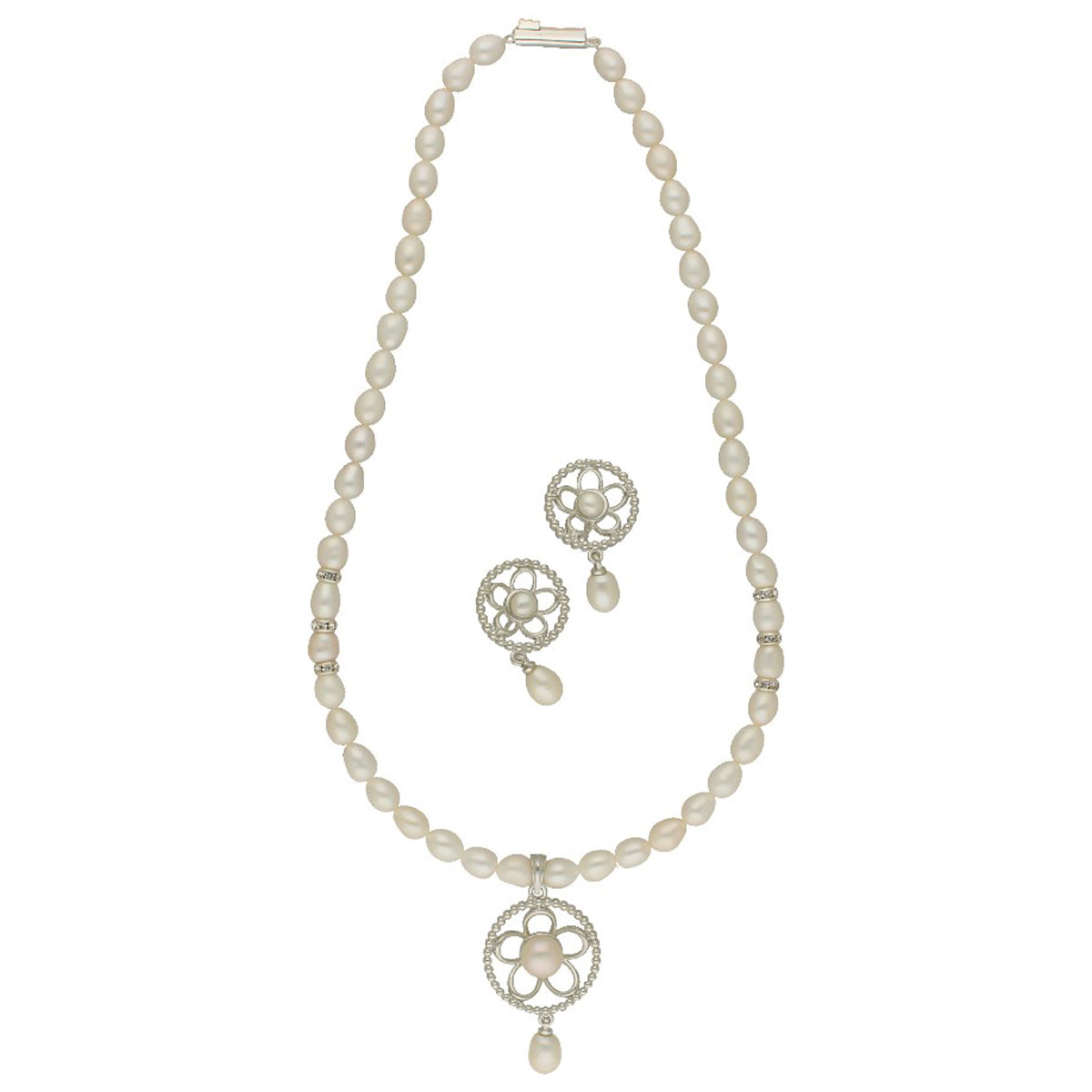 J Pearls Grandiose Pearl Necklace Set