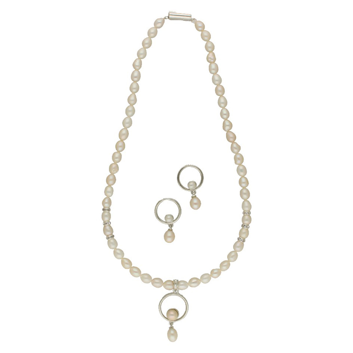 J Pearls Opulent Pearl Necklace Set