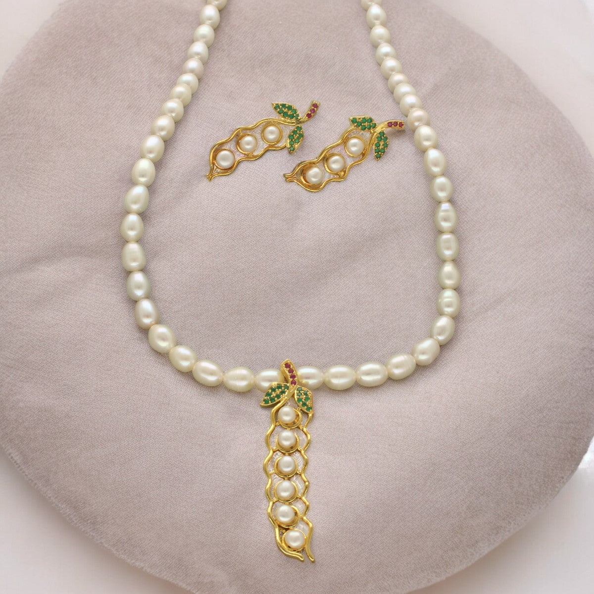 J Pearls Heavenly Pearl Necklace Set