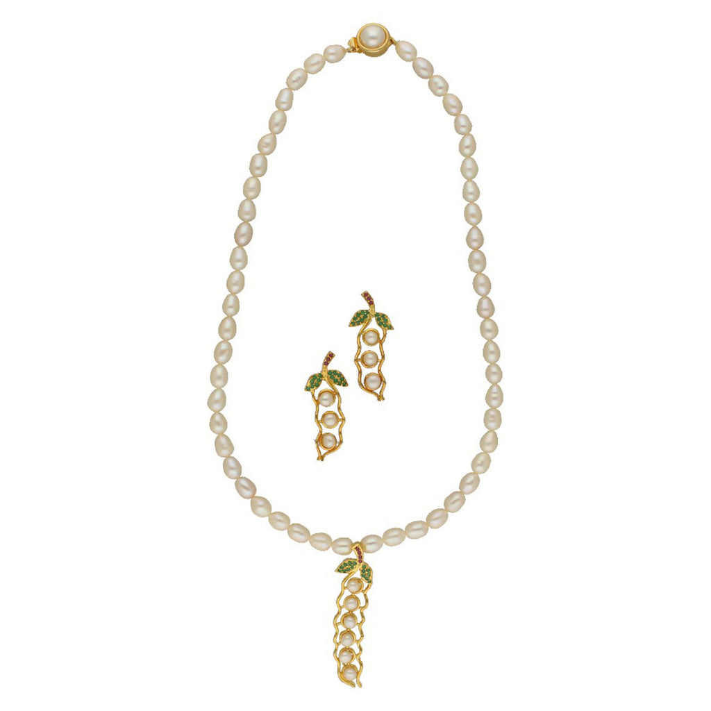 J Pearls Heavenly Pearl Necklace Set