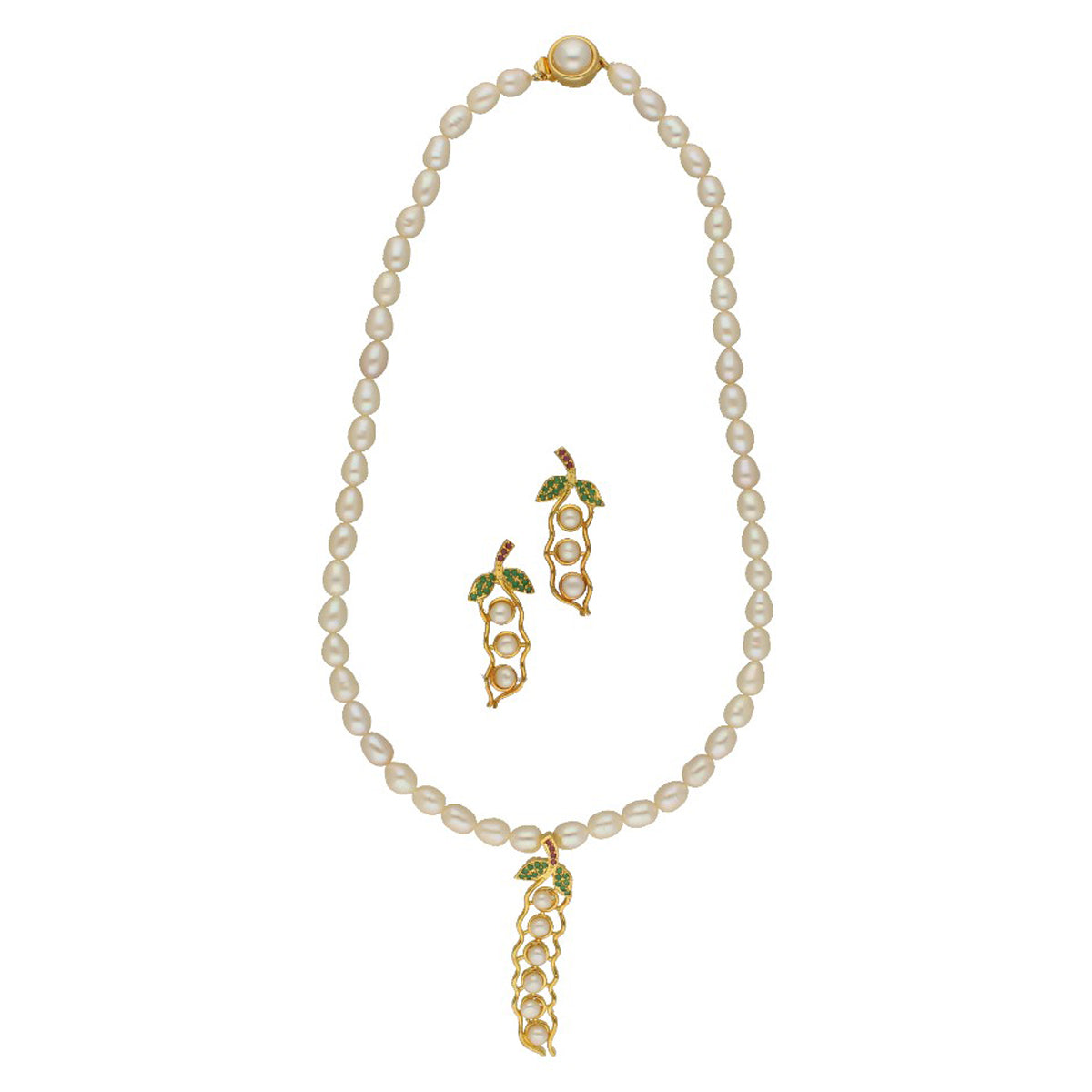 J Pearls Heavenly Pearl Necklace Set