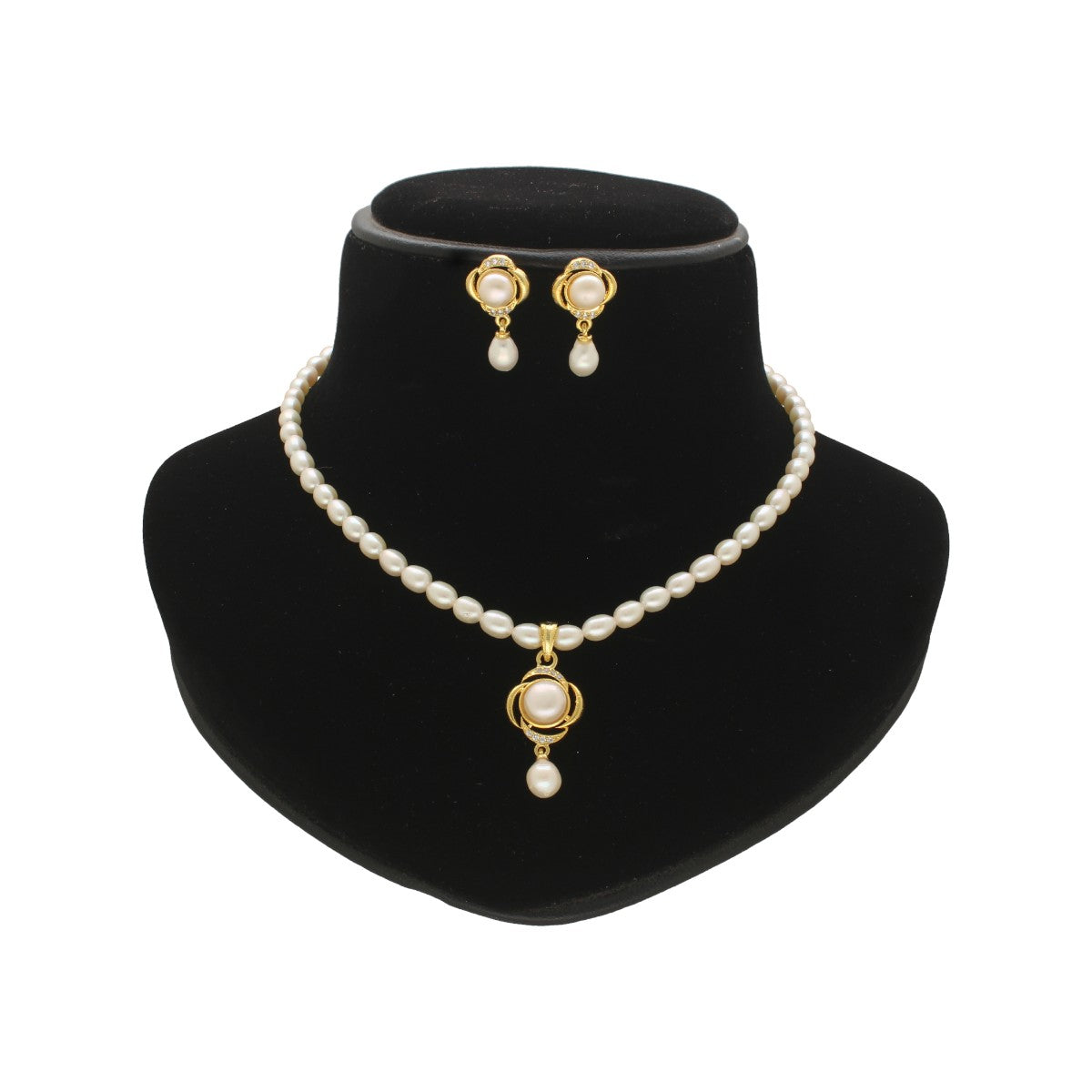 J Pearls Gleaming Pearl Necklace Set