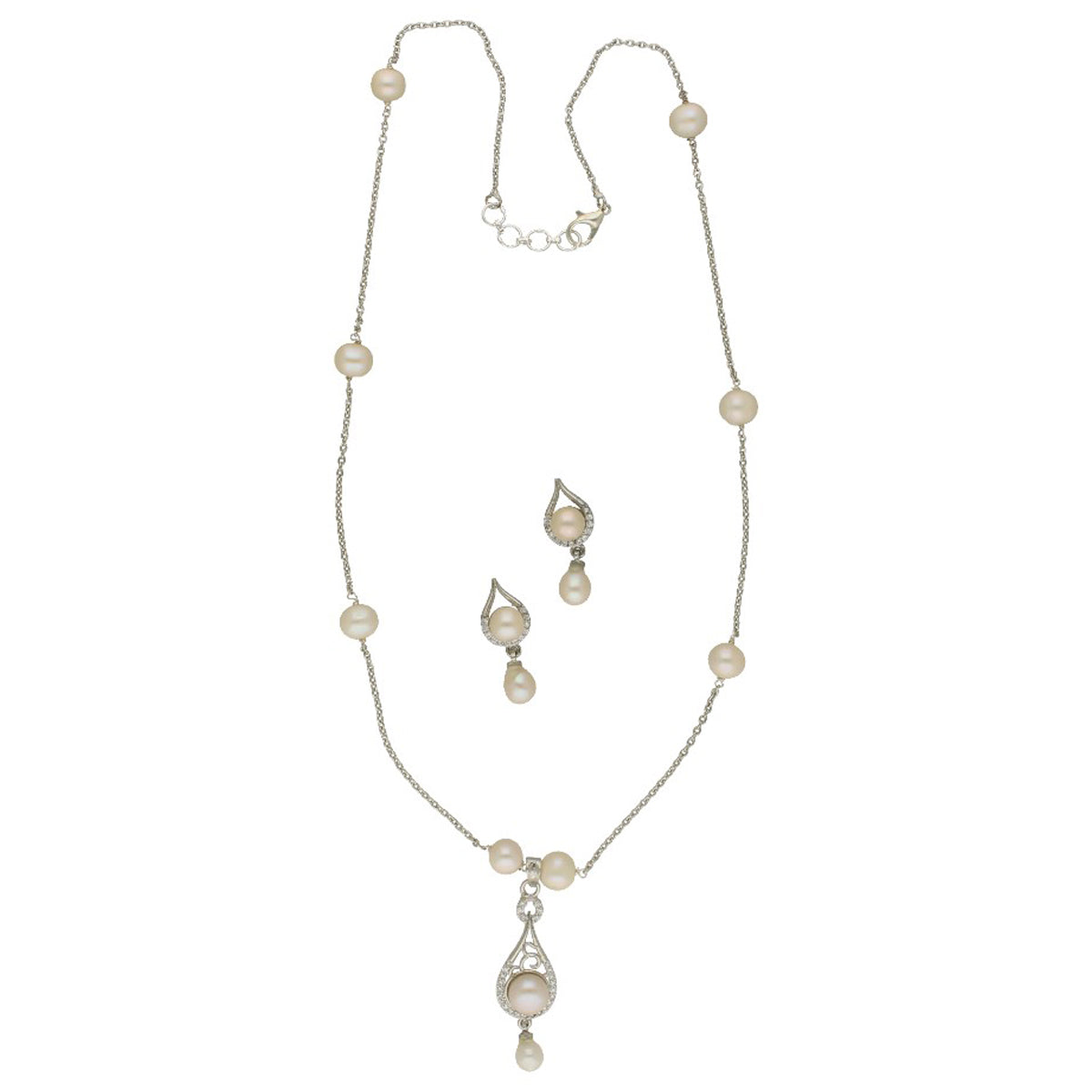 J Pearls Panache Pearl Chain Set