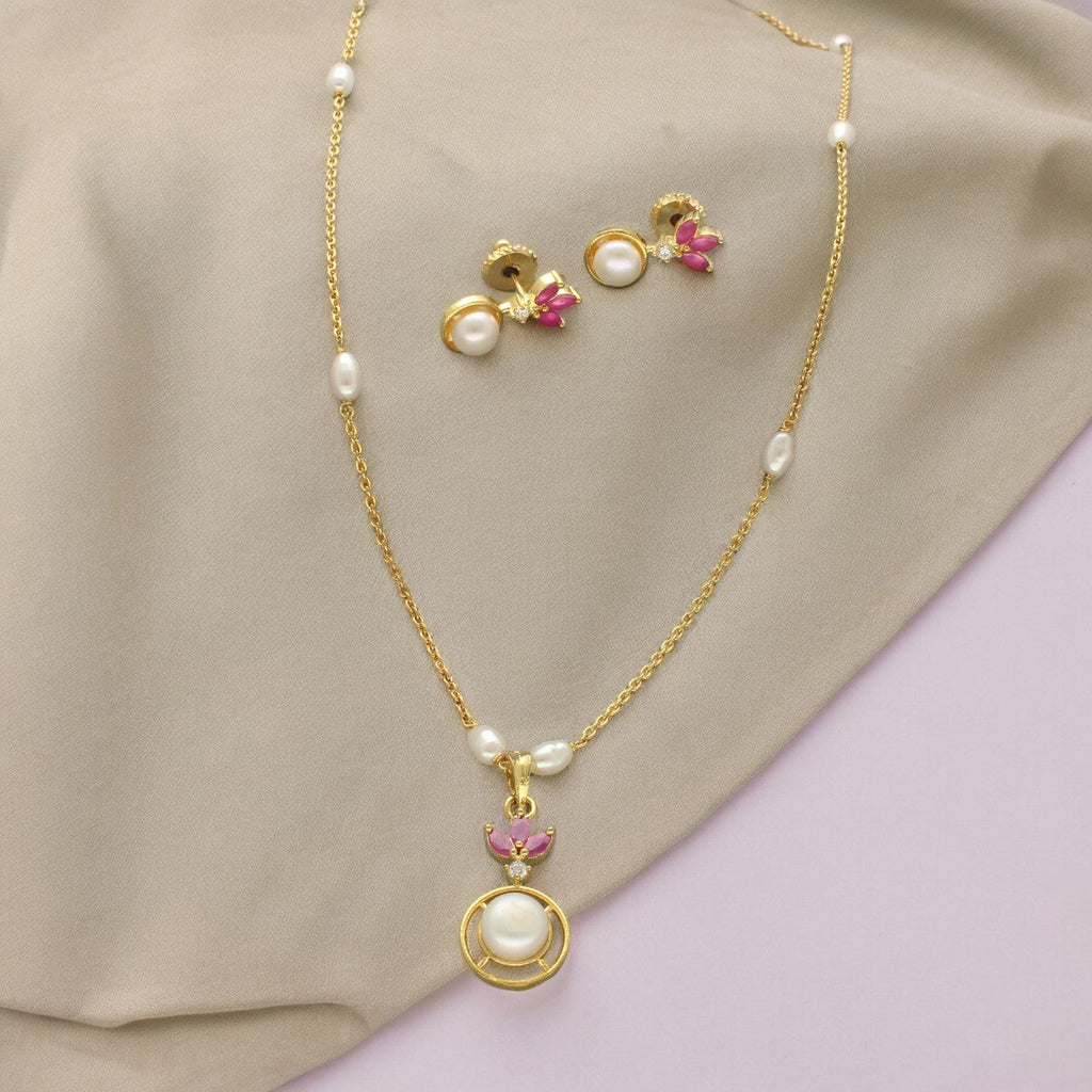 J Pearls Radiant Pearl Chain Set
