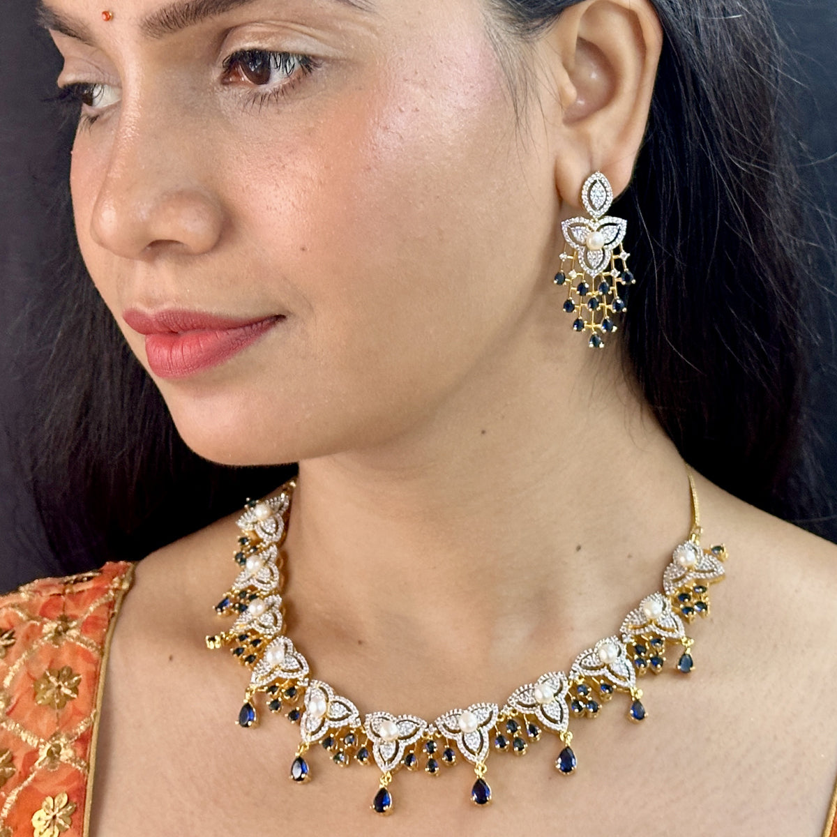 J Pearls Luxurious Pearl Necklace Set