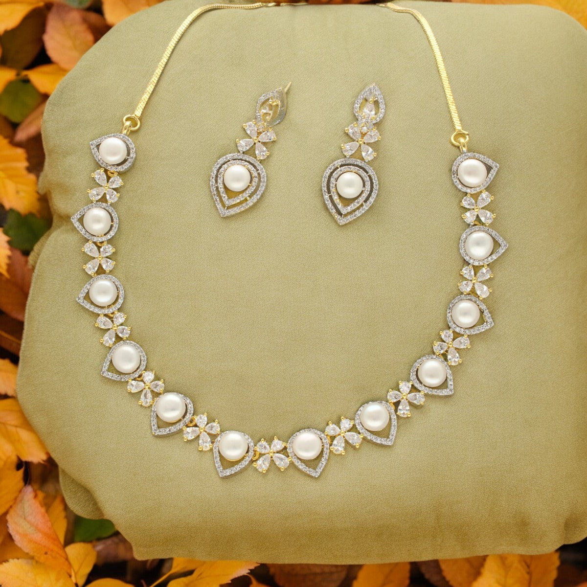 J Pearls Royal Pearl Necklace Set