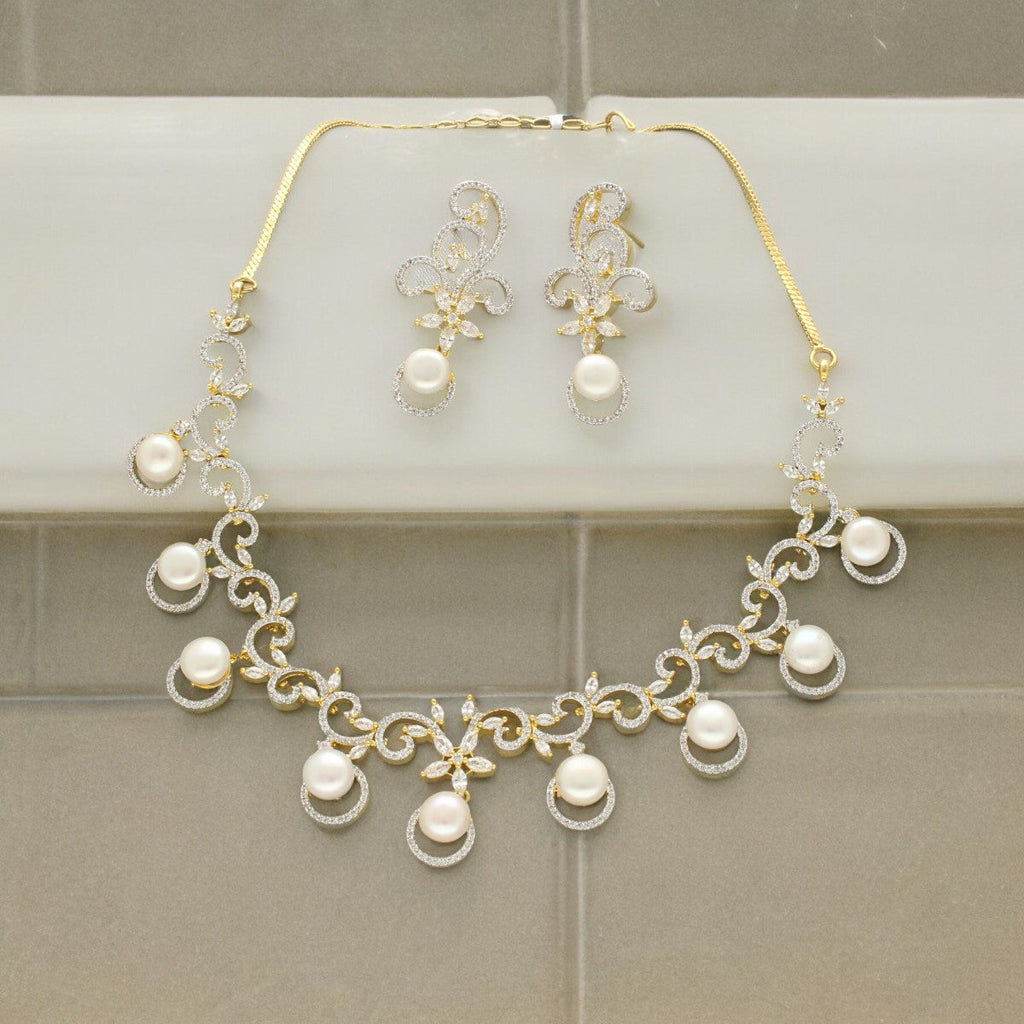 J Pearls Alluring Pearl Necklace Set