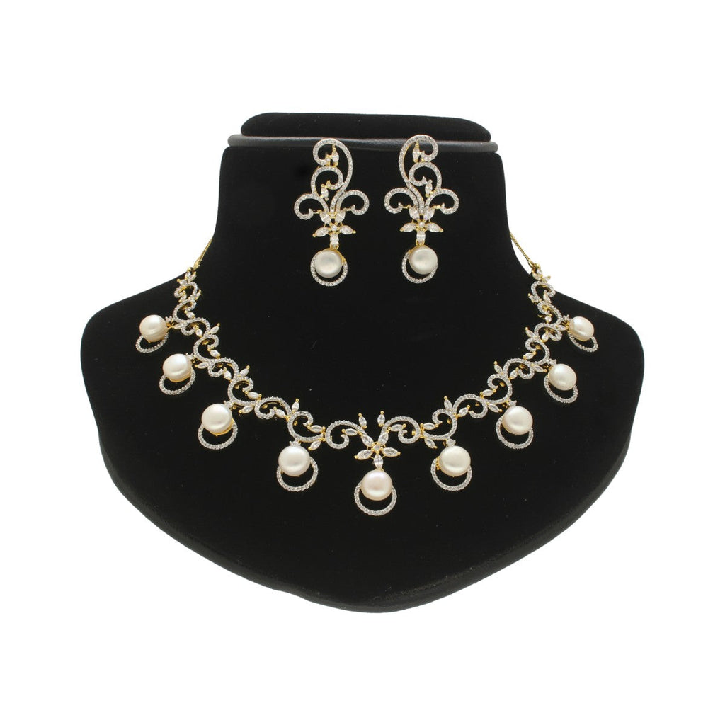 J Pearls Alluring Pearl Necklace Set