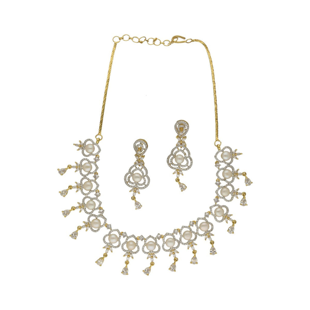 J Pearls Lustrous Pearl Necklace Set