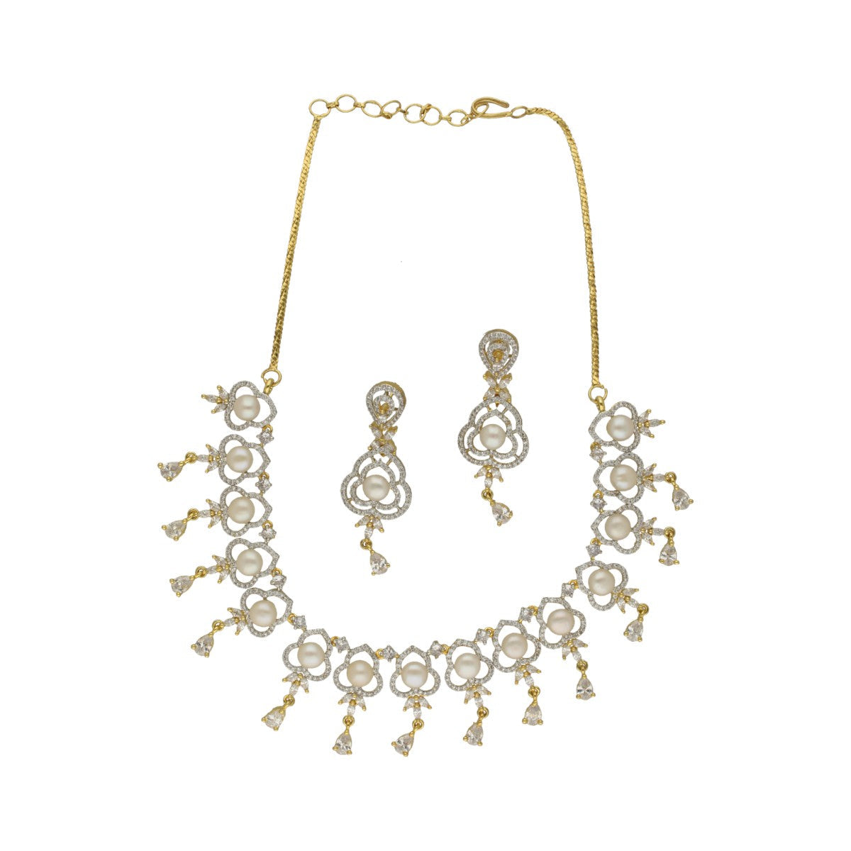 J Pearls Lustrous Pearl Necklace Set