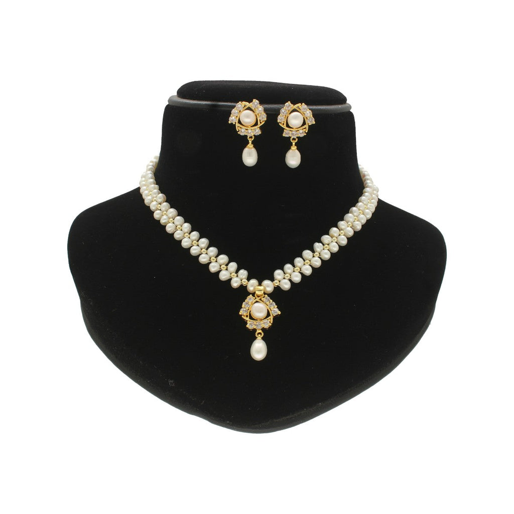 J Pearls Elegance Pearl Necklace Set