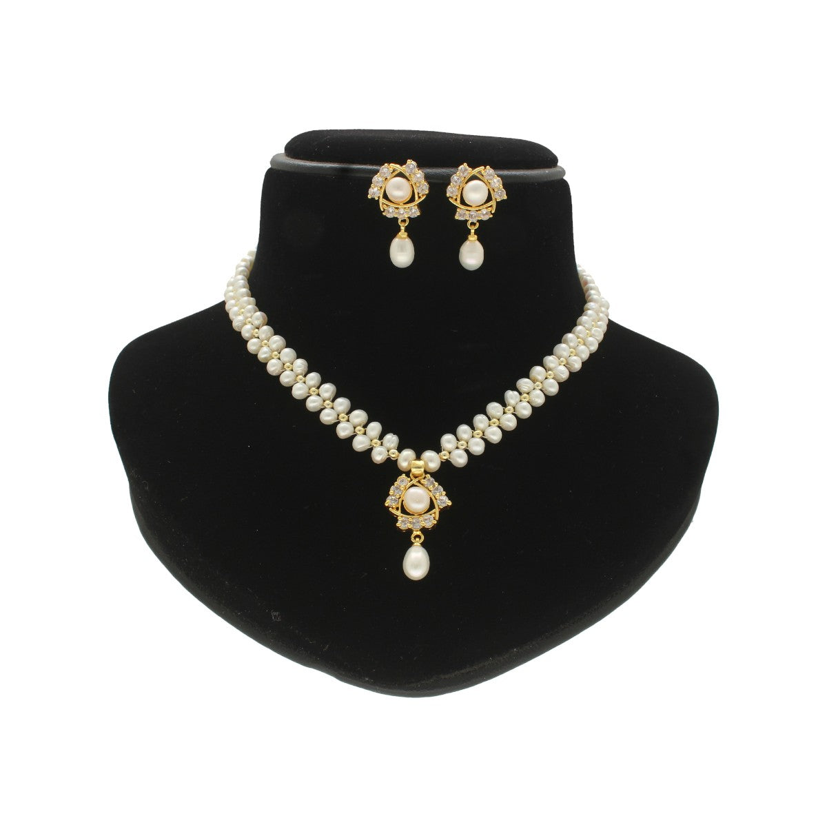 J Pearls Elegance Pearl Necklace Set