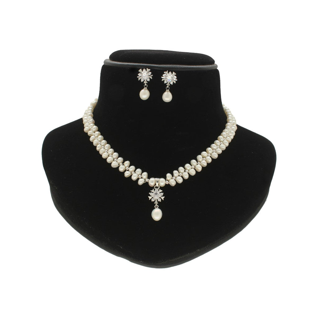 J Pearls Alluring Pearl Necklace Set