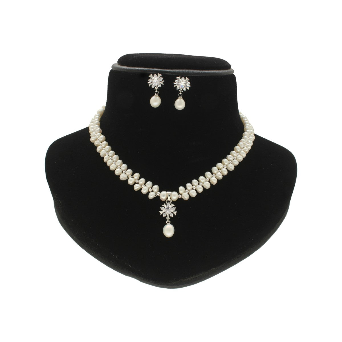 J Pearls Alluring Pearl Necklace Set