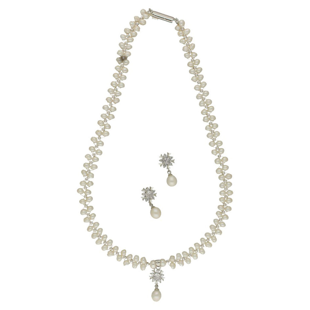 J Pearls Alluring Pearl Necklace Set