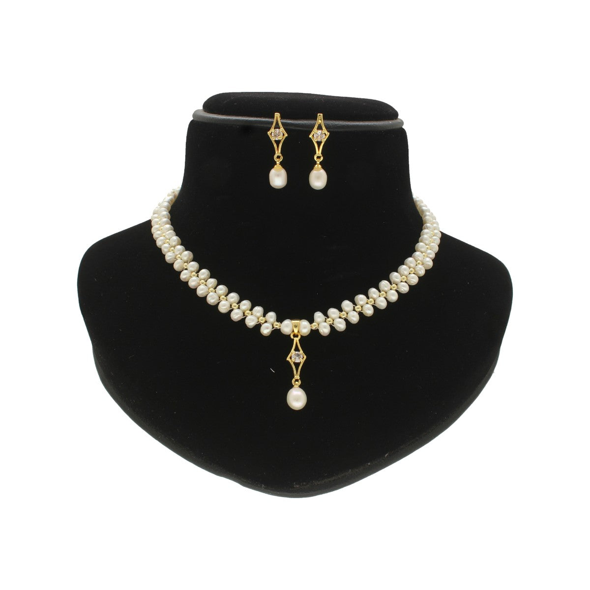 J Pearls winsome Pearl Necklace Set