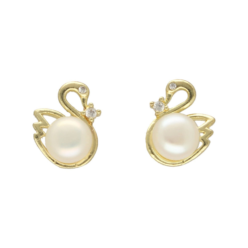 J Pearls Pearl Duck Earrings - Distacart