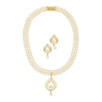 J Pearls Spectacular Dual Line Pearl Necklace Set