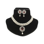 J Pearls Ravishing Dual Line Pearl Necklace Set