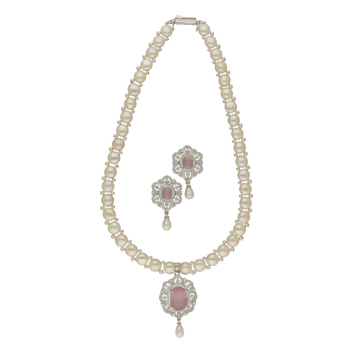 J Pearls Sumptuous Pearl Necklace Set