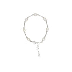 J Pearls Classic White Pearl Bracelet - Distacart
