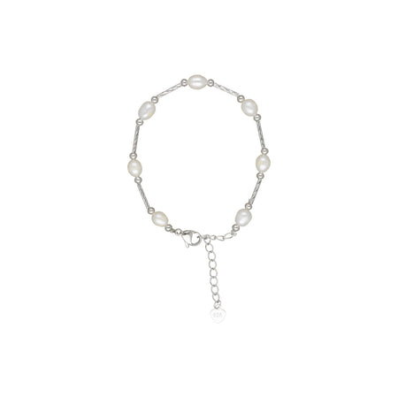 J Pearls Classic White Pearl Bracelet