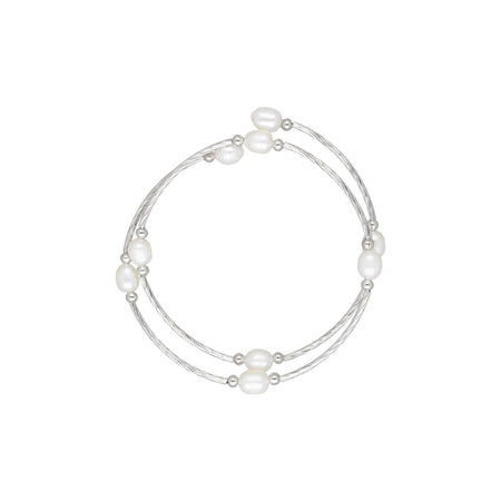 J Pearls Charm Pearl Bracelet